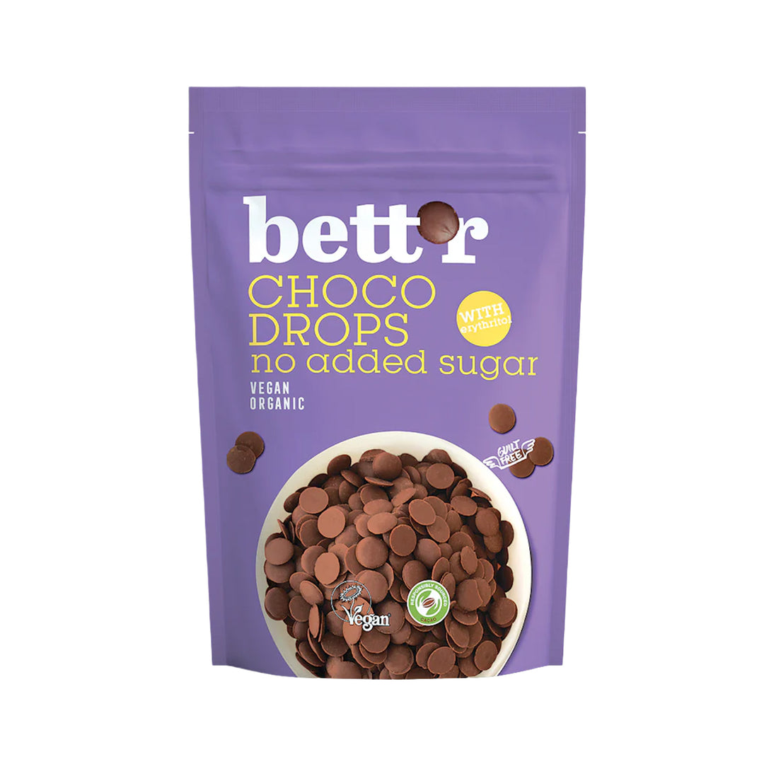 Better Choco Drops No Added Sugar 200g – Prime Health Shop Malta