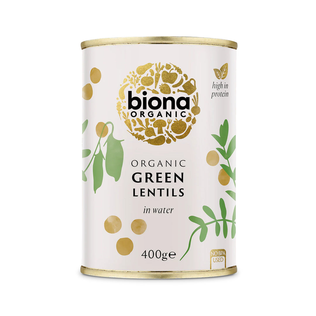 Biona Organic Green Lentils 400g - Organic – Prime Health Shop Malta