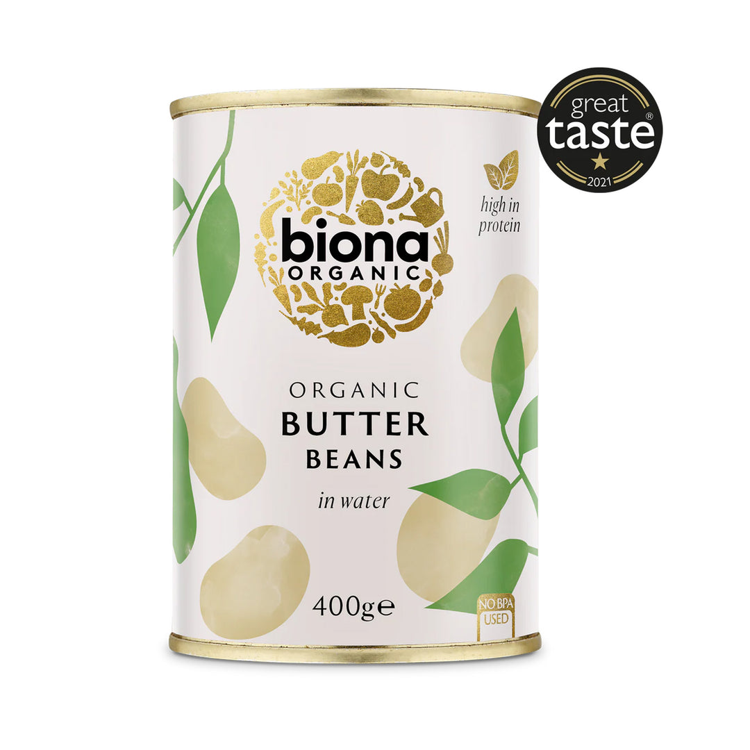 Biona Organics Butter Beans 400g - Organic – Prime Health Shop Malta
