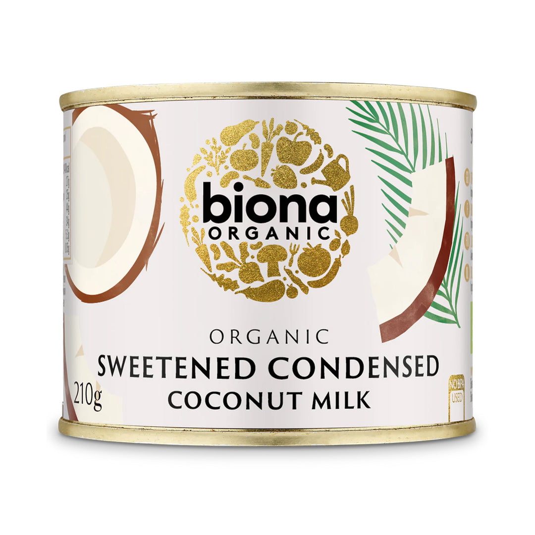 Biona Organic Sweetened Condensed Coconut Milk 210g – Prime Health Shop Malta
