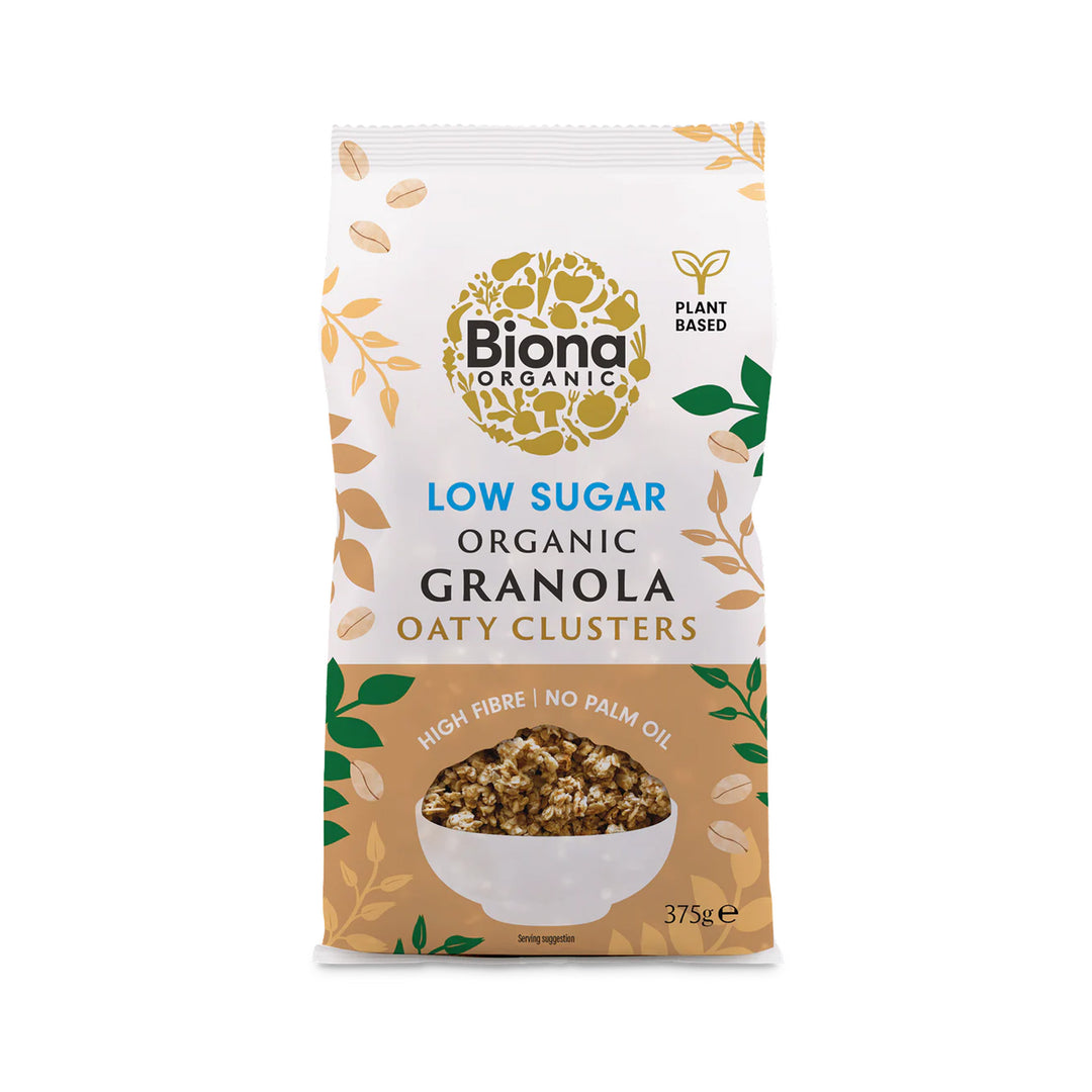 Biona Organic Oaty Clusters Organic Granola 375g - low sugar – Prime Health Shop Malta