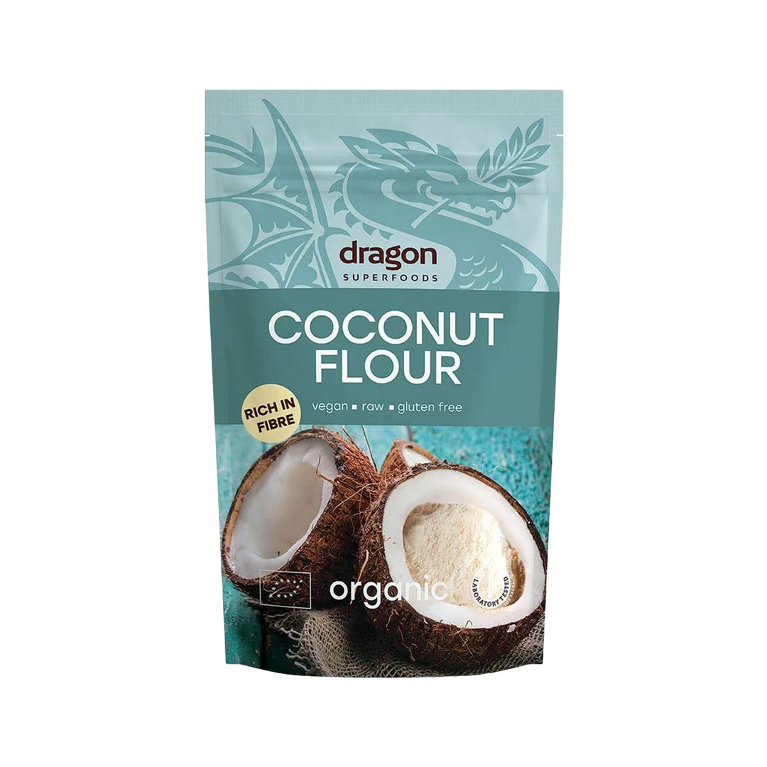 Dragon Organic Coconut Flour 200g - vegan – Prime Health Shop Malta