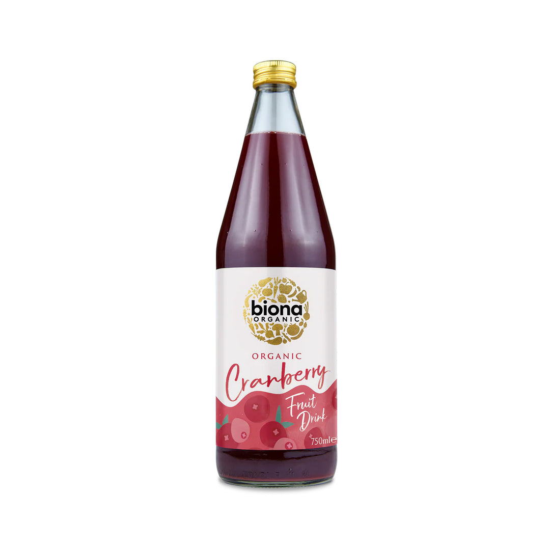 Biona Organic Cranberry Fruit Drink 750ml – Prime Health Shop Malta