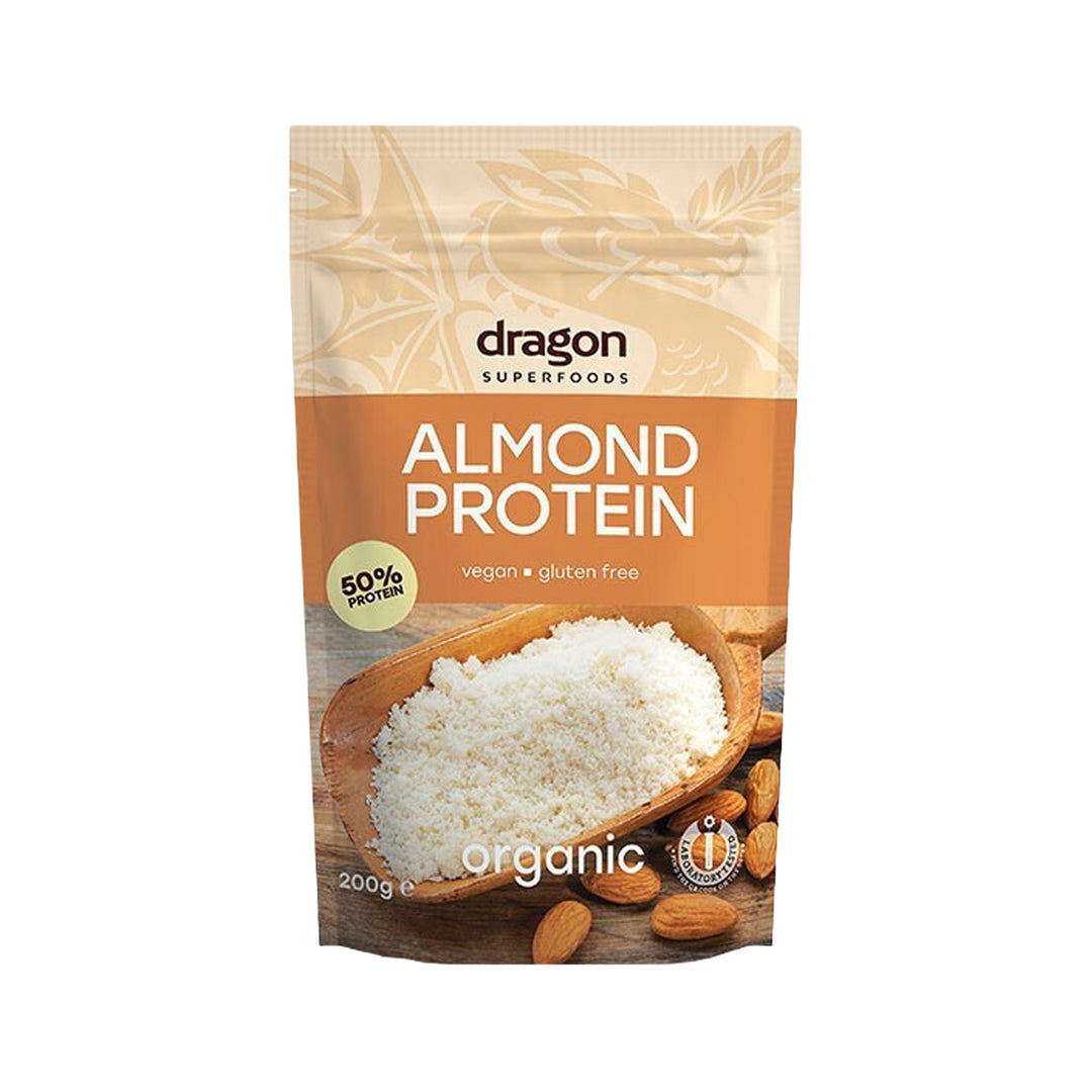 Dragon Organic Almond Protein 200g - vegan - high fibre – Prime Health Shop Malta