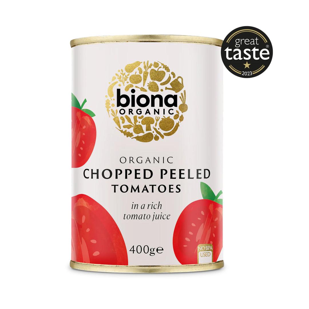 Biona Organic Chopped Peeled Tomatoes 400g – Prime Health Shop Malta