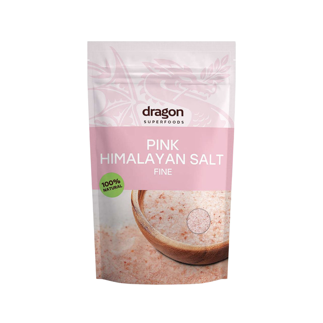 Dragon Superfoods Himalayan Pink Salt Fine 500g | Natural Rock Salt – Prime Health Shop Malta