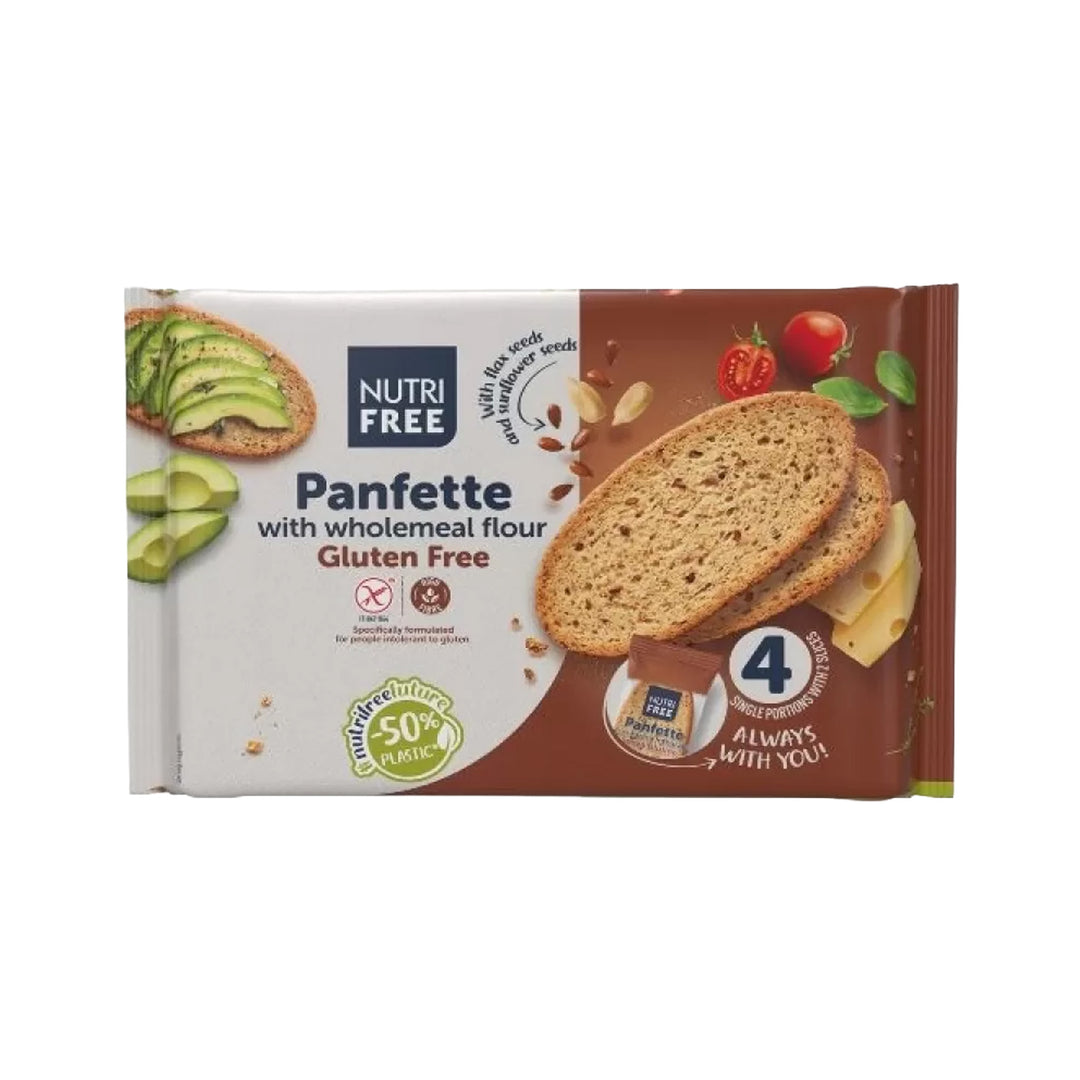 Nutri Free Panfette With Wholemeal Flour Gluten Free 340g – Prime Health Shop Malta