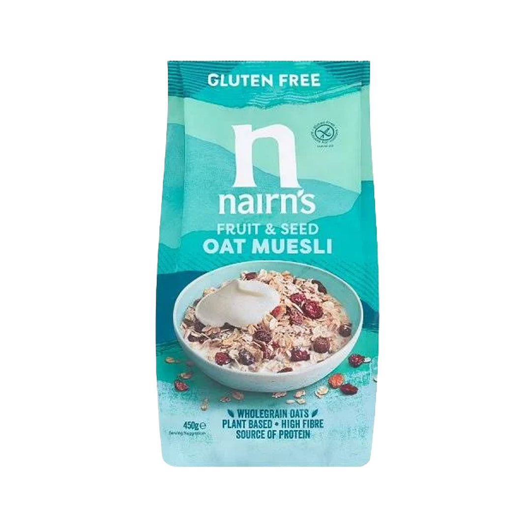 Nairn’s Gluten Free Fruit &amp; Seed Oat Muesli 450g – Prime Health Shop Malta