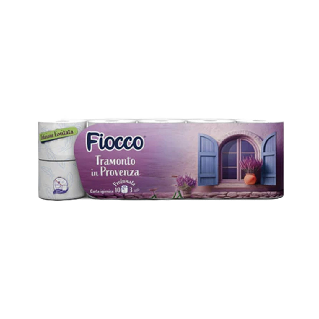 Fiocco Scented Toilet Paper 3ply - 10 rolls - Prime Health Shop Malta