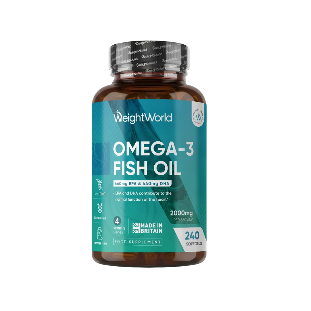 Weightworld Omega-3 Fish Oil 2000mg 240 softgels