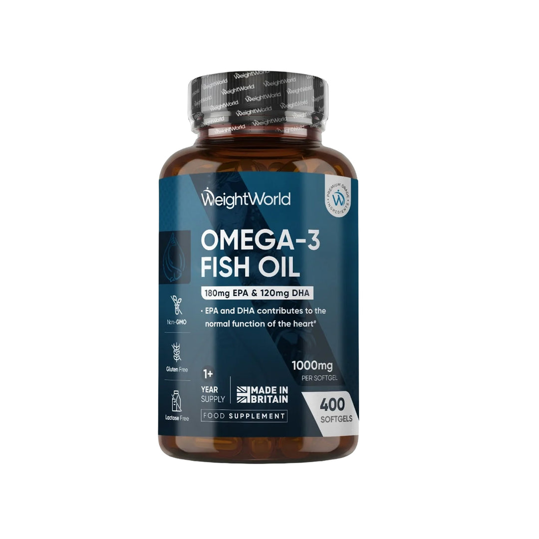 Weightworld Omega-3 Fish Oil 1000mg 400 softgels
