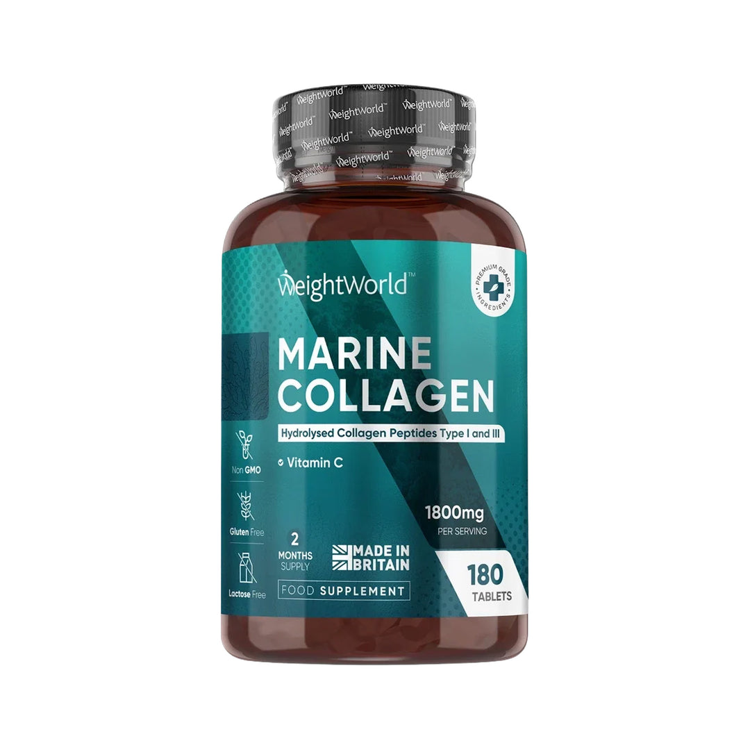 WeightWorld Marine Collagen 1800mg 180 tabs - Prime Health Shop Malta
