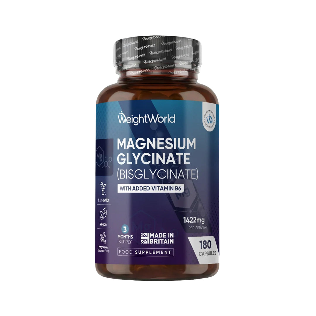 Weightworld Magnesium Glycinate Bisglycinate 1422mg 180 Tabs - Prime Health Shop Malta