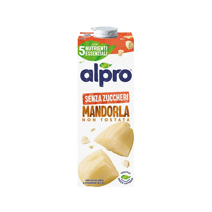 Alpro Unsweetened Almond Drink 1L – Non-Toasted &amp; Vegan – Prime Health Shop Malta