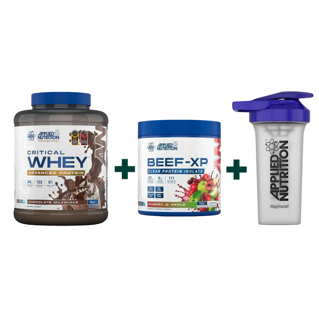 Applied Nutrition Critical Whey 2kg Chocolate + Beef-XP - Free Shaker - Prime Health Shop Malta