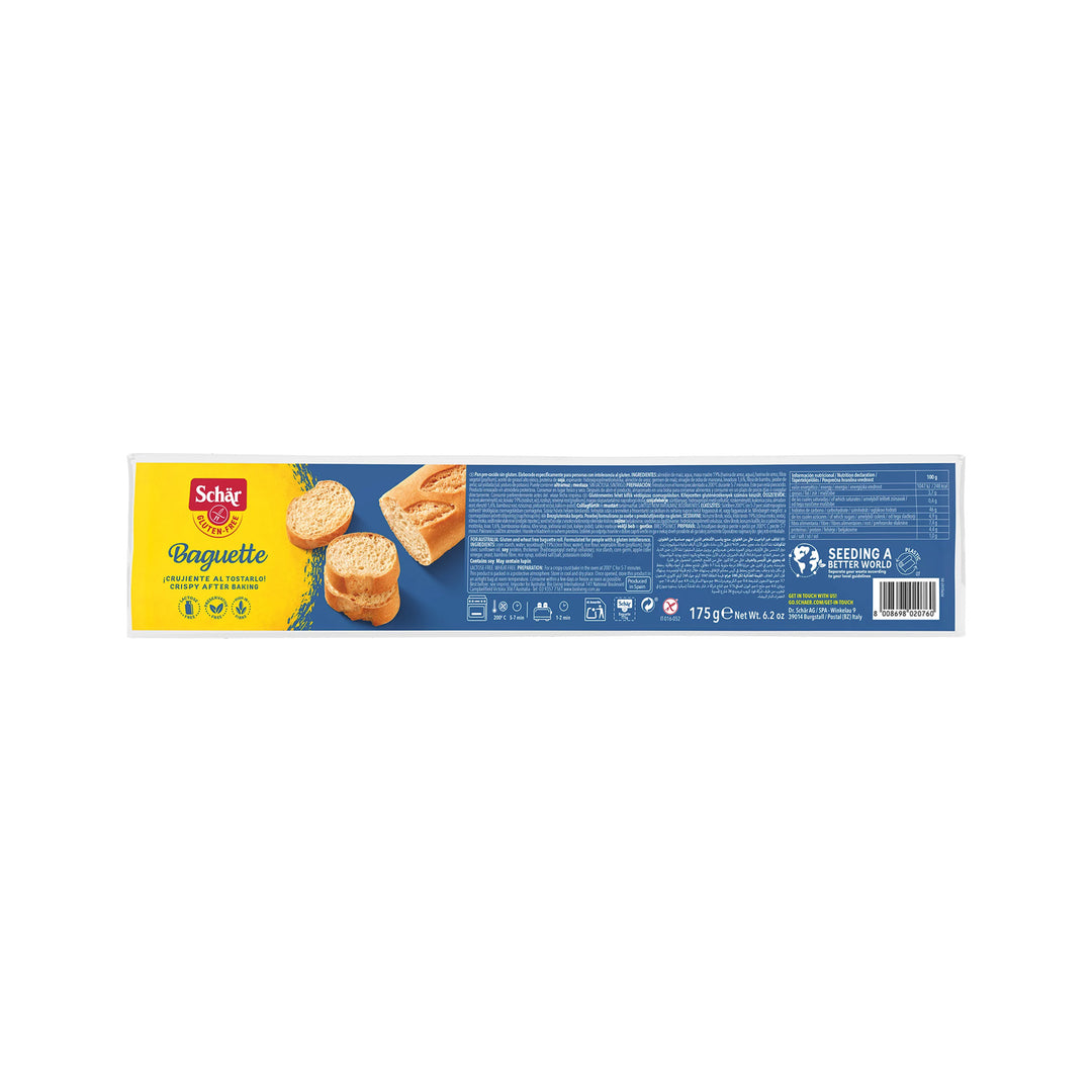 Schar Gluten Free Baguette 175g – Prime Health Shop Malta