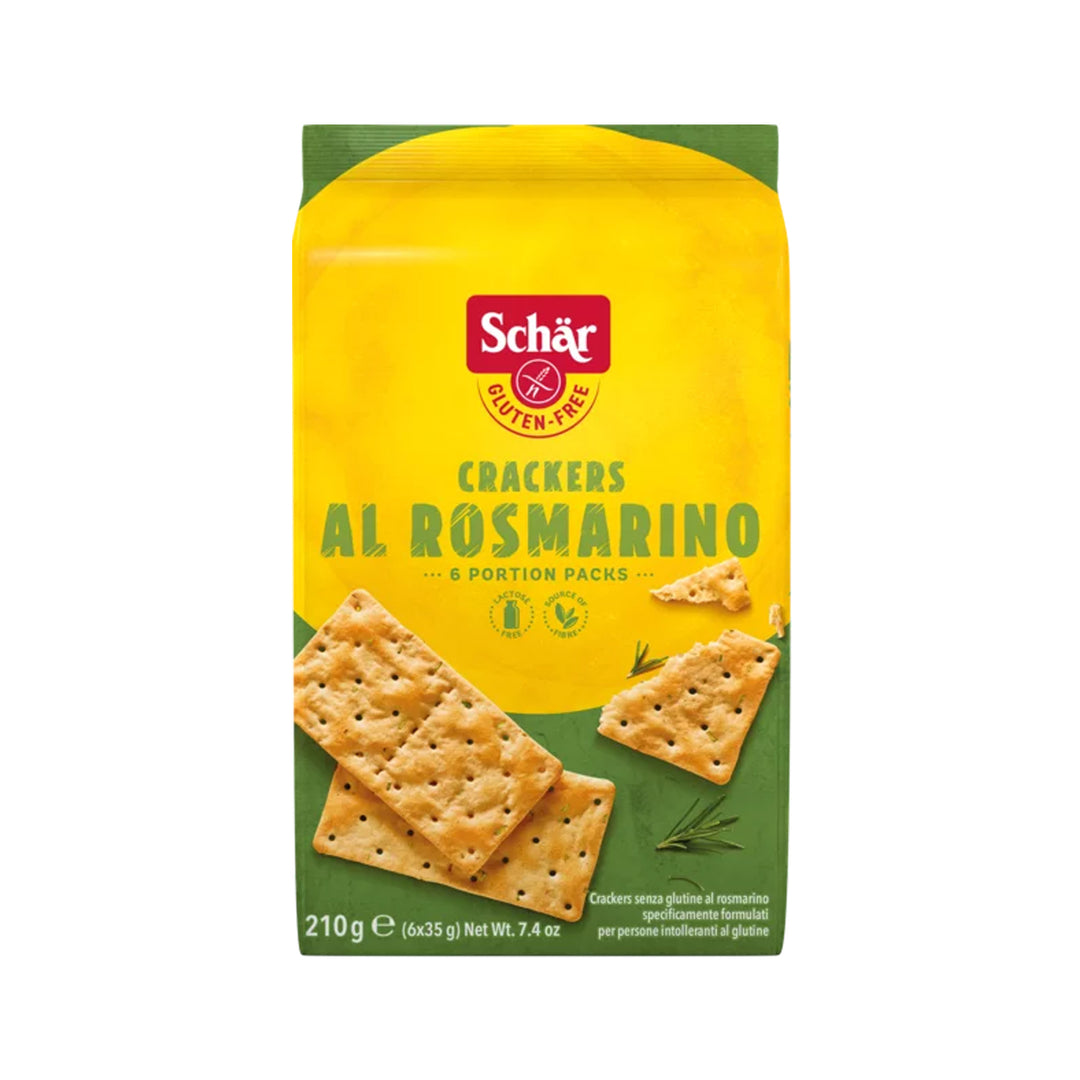 Schar Gluten Free Crackers Al Rosmarino 210g – Prime Health Shop Malta
