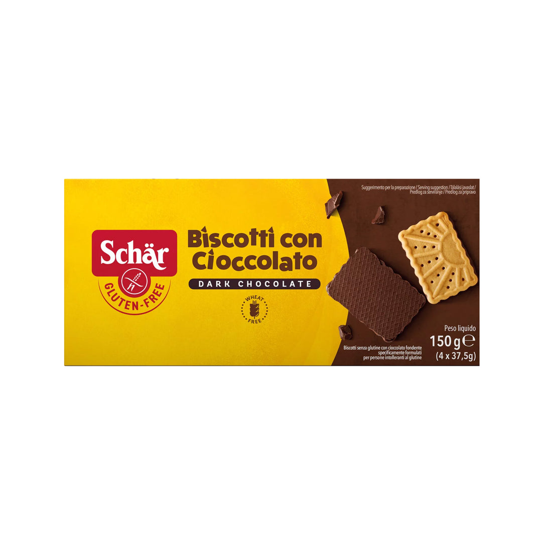 Schar Gluten Free Biscotti Con Ciocco 150g – Prime Health Shop Malta