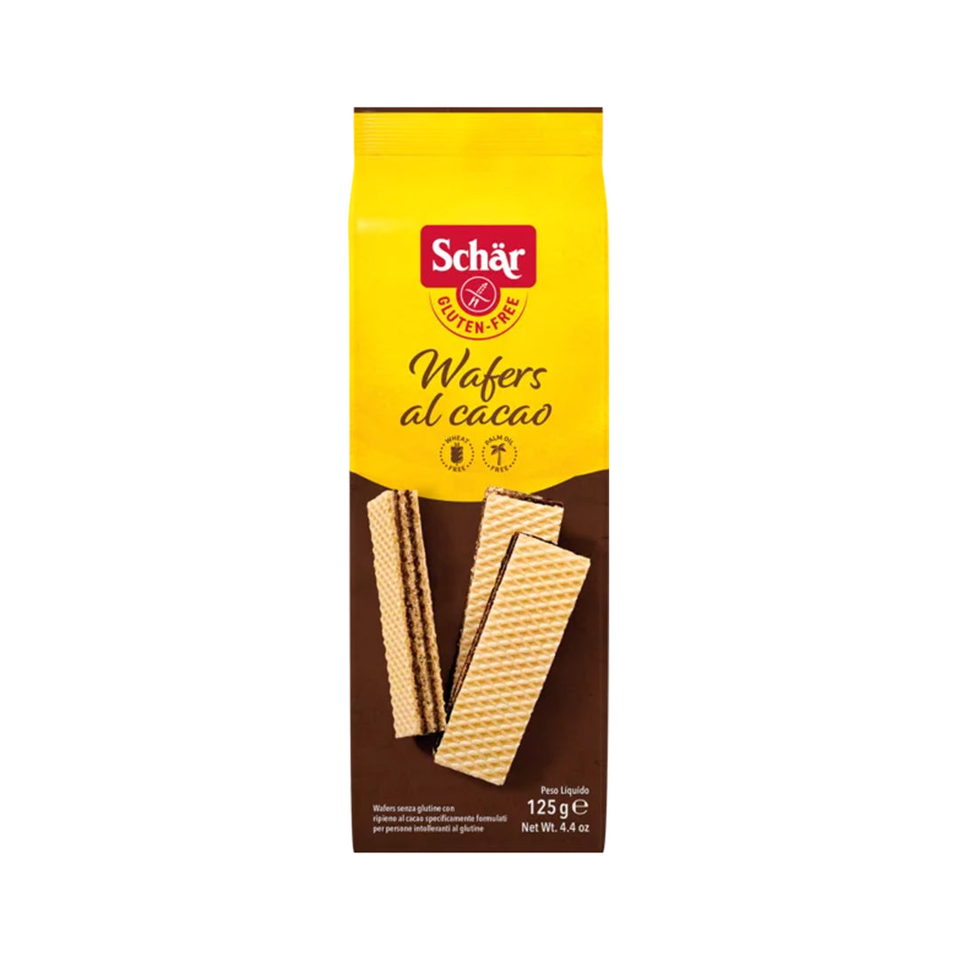 Schar Gluten Free Wafers Cocoa 125g – Prime Health Shop Malta