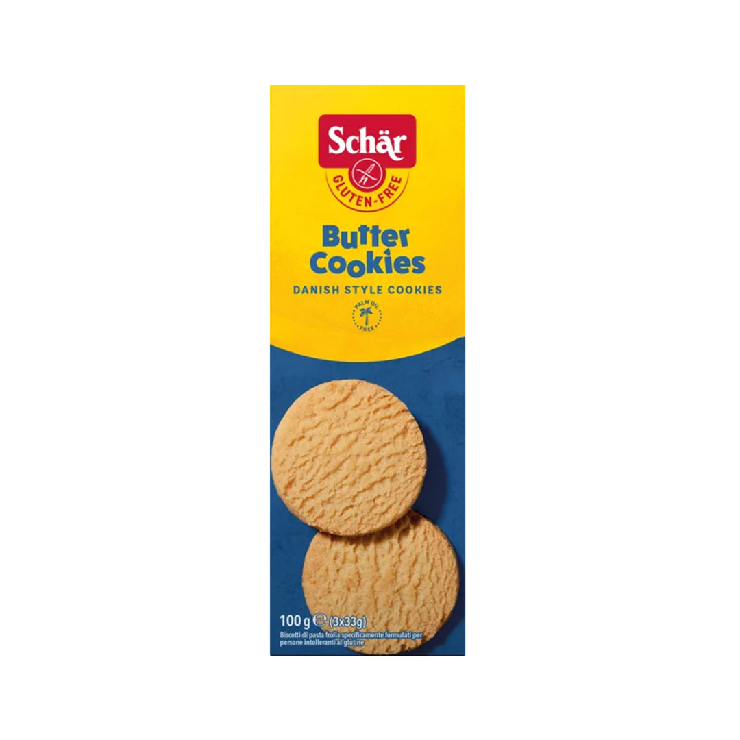 Schar Gluten Free Butter Cookies 100g – Prime Health Shop Malta